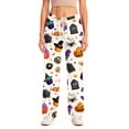 thumbnail image 4 of Fabrcox Halloween Womens Pajama Pants Ghost Pumpkin Candy Women's Sleep Pants Fall Winter Festival Soft Lounge Pants for Women Purple XXL, 4 of 6