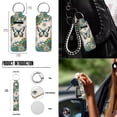 thumbnail image 5 of Yuyamidu Butterfly Car Seat Covers Set of 13 Car Seat Belt Pad Cover Steering Wheel Cover Boho Flowers Trash Can Rear View Mirror Cover Cup Coasters Keychains Chapstick Holder Universal Fit, 5 of 5