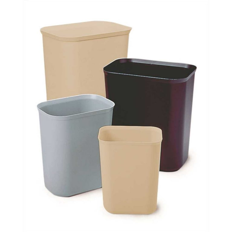 Rubbermaid® Fire Resistant Wastebasket - 7 Qt., Beige