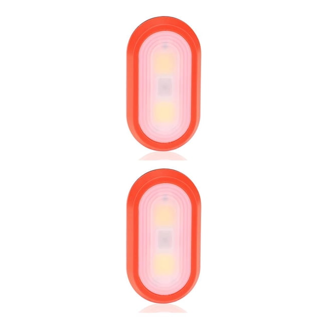 Eigraketly Mini luces nocturnas portátiles Linternas multicolores Led con pilas con clips Elementos esenciales para el hogar a prueba de agua para el Rojo 2piezas Eigraketly CBP213906