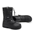 thumbnail image 3 of Bocca Boys Waterproof Snow Boots Black-dino Slip Resistant Winter Boots 1M, 3 of 5
