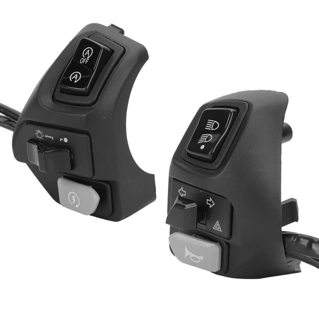 Interruptor de Manillar de la Motocicleta, Reemplazo del Botón del Faro del Manillar Impermable para Aerox 155 125 para la actualización actual