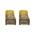 thumbnail image 4 of Eaton Tripp Lite Series Cat6a 10G Snagless Shielded Slim STP Ethernet Cable RJ45 M/M PoE Yellow 1 ft. 0.3 m, 4 of 5