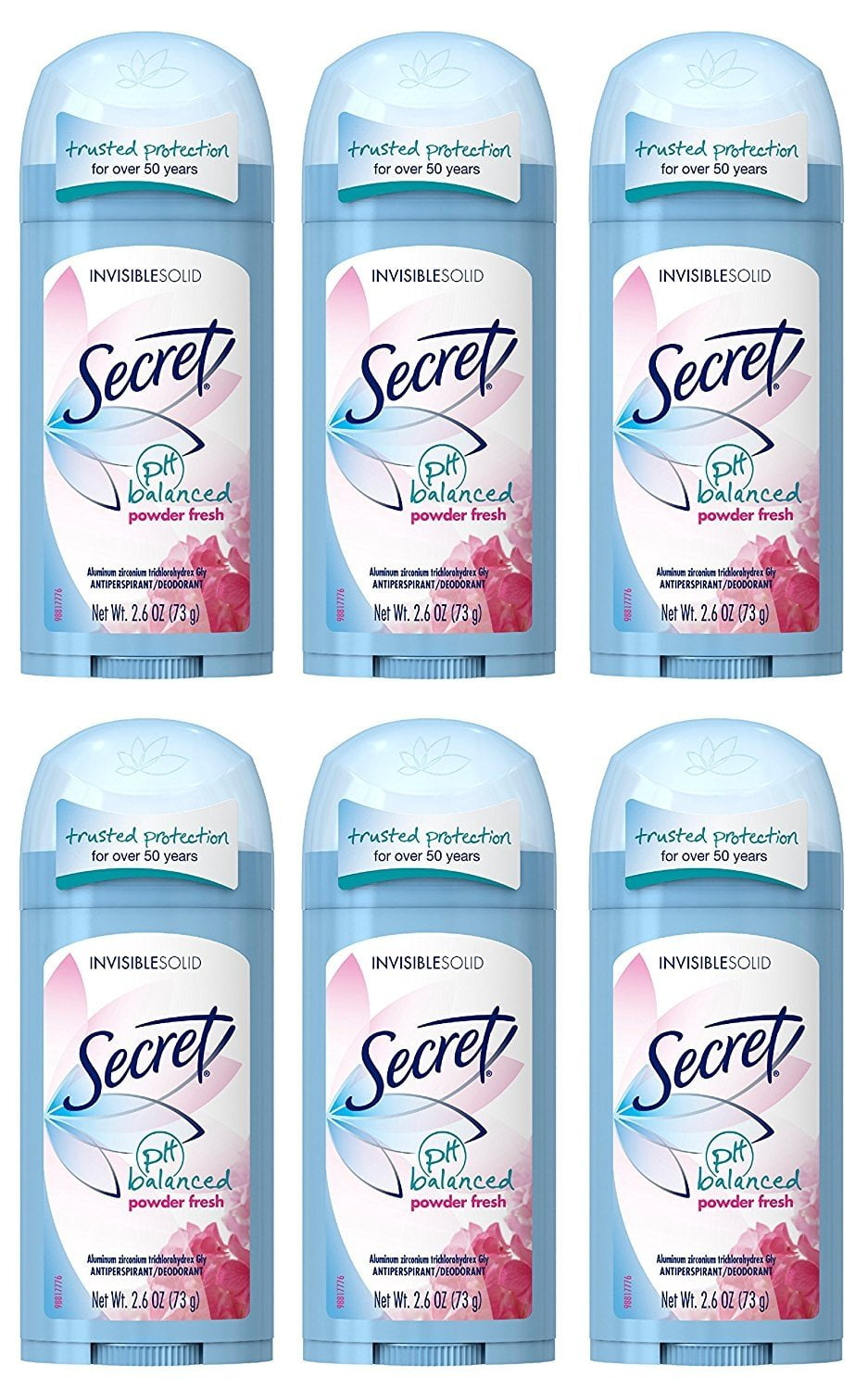 Secret Original AntiPerspirant/Deodorant, Invisible Solid, Powder