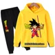 thumbnail image 1 of Conjunto de Sudadera con capucha y pantalones de dibujos animados para niños y niñas, chándal de Goku, 2 piezas, primavera y otoño, novedad, 1 of 1