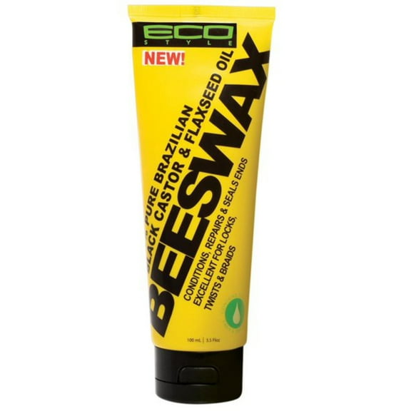 ECO STYLE - 100% Pure Brazilian Black Castor  Flaxseed Oil Beeswax