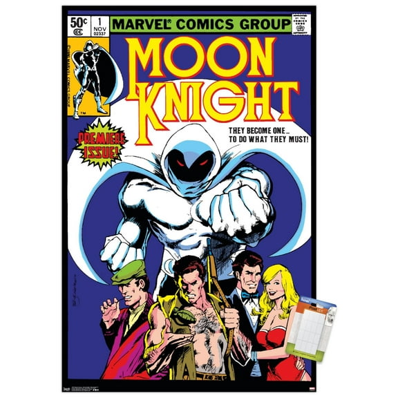 Marvel Comics - Moon Knight - Moon Knight #1 Wall Poster, 22.375" x 34"