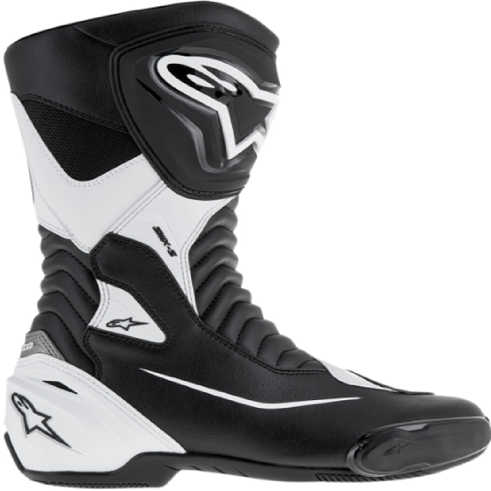 Alpinestars SMX-S Mens Motorcycle Boots Black/White 44 EUR