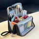 thumbnail image 5 of Bolsa de maquillaje Doresty de gran capacidad con compartimentos, organizador portátil impermeable para artículos de tocador de viaje y cosméticos diarios. Aestivo | Negro | AESTIVO, 5 of 7