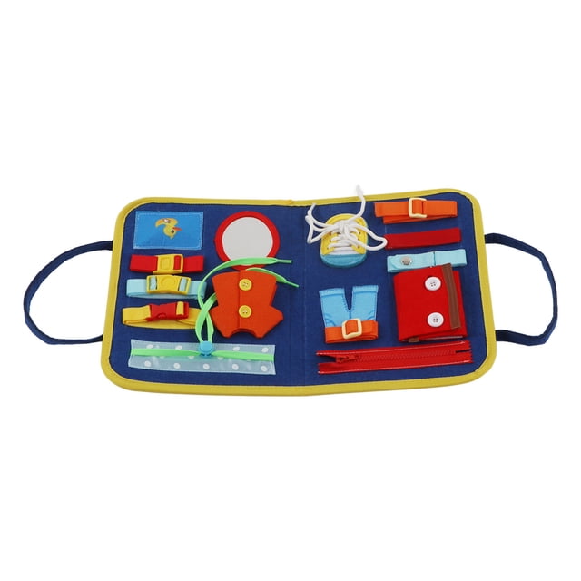 Tablero de aprendizaje de vestir para niños NikouMX