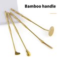 thumbnail image 3 of Rvaymup Brass Incenses Making Kits 4Pieces DIY Spoon Tool Set Meditations Accessories, 3 of 9
