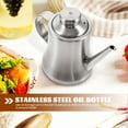thumbnail image 6 of Stainless Steel Oil Pot Metal Container with Lid Stainless Steel Jug Gravy Grease Container, 6 of 6