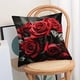 thumbnail image 4 of Funda de cojín de terciopelo rosa | Funda decorativa para sofá o coche | Tejido suave con cremallera oculta | Elegante decoración para el hogar y el interior del vehículo, 4 of 6