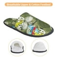 thumbnail image 3 of Fotbe Surfing Dinosaur Pantuflas Peludas para Mujer con Estampado, Zapatillas de Peluche, Zapatos de Invierno para Casa, Uso Interior y Exterior-Large, 3 of 8