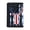American Flag Deer Pattern, variant on Trifold Card Wallet Star Stripe Patriotic Pattern Waterproof Toddlers Purse for Travel, Elastic Polyester Foldable Children's Wallet
