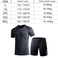 thumbnail image 3 of Clothes Athletic Shorts Shirt Set for Basketball Football Exercise Training Running Gym, 3 of 6