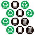 thumbnail image 3 of 2 bags of Recycling Trash Can Stickers Waterproof Trash Can Classification Stickers, 3 of 9