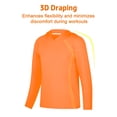 thumbnail image 4 of BIG ELEPHANT Paquete de 2 Sudaderas Atléticas para Niños - Absorción de Humedad, Ventilación de Malla, Camisetas de Rendimiento de Manga Larga de Secado Rápido, Tallas XS-XXL, 4 of 5