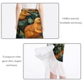 thumbnail image 2 of Platypus Stylish Chiffon Summer Beach Dress - Women's Fashionable Polyester Strap Sun Dress, 2 of 6