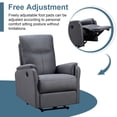 thumbnail image 5 of DEALTOPS Power Recliner Chair with USB Ports, Recliner Single Chair with Adjustable Footrest, Gray, 5 of 8