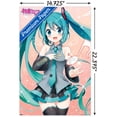 thumbnail image 3 of Hatsune Miku - Music Note Wall Poster, 14.725" x 22.375", 3 of 5