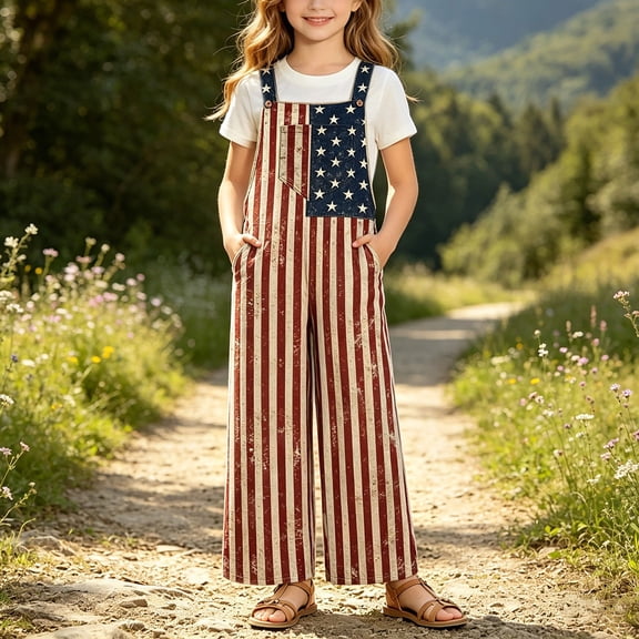 Girls Romper Jump Suit for Everyday Wear with Pocket Design — Playful Spring Summer -Piece Outfit for 5-16 Years Girls and Boys, 13-14 Years, Red