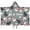 Gray Christmas Snowman, variant on Multicolor Christmas Forest Pattern Hooded Bath Towel，50"x30" for Ages 3 To 12 Kids, Quick Dry Lightweight Soft Microfiber Hood Beach Towel Cover Up for Kids
