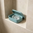 thumbnail image 5 of Ouuluon Travel Soap Case Portable Leakproof Soap Box, Blue Compact Soap Container for Travel Camping Gym Outdoor Daily Use, 5 of 7