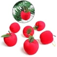 thumbnail image 5 of Doce manzanas navideñas cuelgan en el escaparate del árbol de Navidad para mostrar la decoración de la fiesta, 5 of 5
