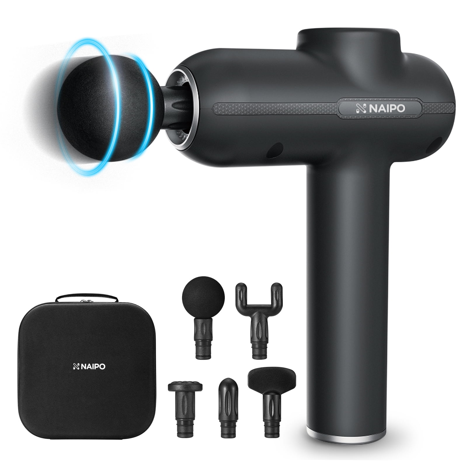 Naipo Professional Massage Gun 5 Adjustable Speeds for Pain Relief in