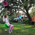 thumbnail image 3 of Colorful Swing Gymnastic Rings - 4 Pack Outdoor Backyard Play Sets & Playground Equipment for Ninja Course, Monkey Ring, Climbing Ring, Obstacle Ring - Swing Toys Set for Kids Boys Girls, 3 of 8