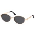 thumbnail image 1 of Gafas de Sol SOJOS a la Moda Ovaladas Redondas Polarizadas SJ1255 Oro/Gris, 1 of 5