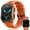 Orange, variant on NX6 Smart Watch for Men(Make/Answer Calls), 1.95” HD Rugged Smart Watch with 400mAh Battery IP68 Waterproof Smartwatch Compatible with iOS Android