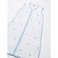 thumbnail image 2 of Hudson Baby Infant Boy Muslin Cotton Sleeveless Wearable Sleeping Bag, Sack, Blanket, Anchor, 6-12 Months, 2 of 4