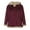 a01-Red, variant on Men's Winter Fleece Jackets Sherpa Lined Warm Thicken Weighted Solid Color Faux- Coats Plus Size Anorak Outdoor Ski Coats Coffee S