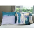 thumbnail image 7 of Ambesonne Throw Pillow Cover 4 Pack, , 18", Lilac Petrol Blue and Beige, 7 of 7