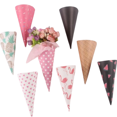 thumbnail image 4 of Nvzi gifts, flowers, gift box packaging paper, printed ice cream cone paper, flower packaging paper (green), 4 of 5