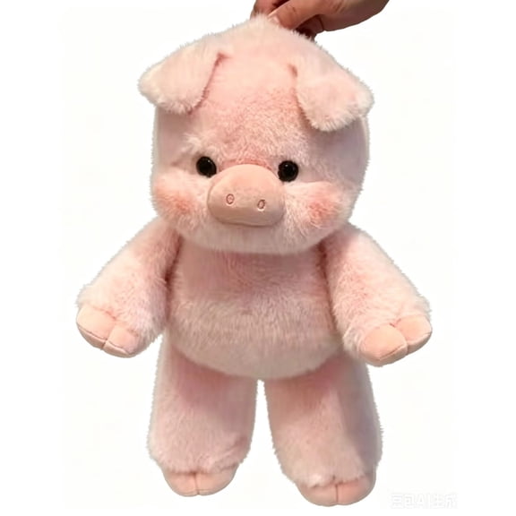 Running Plushie Pig, Soft Cuddly Running Stuffed Animal with Moving Legs, Interactive Shaking Plush Toy for Stress ReliefAdults, Gift & Desk Companion (17.72in, Pig)
