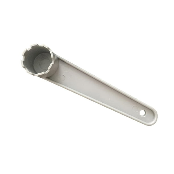 Llave de válvula de aire gris Accesorio profesional duradero Válvula de inflado fácil de usar 8 ranuras