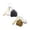 Black & Beige 1Pack, variant on Baseball Keychain Three Piece Set, Red, 1-Pack