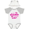 thumbnail image 3 of Inktastic My Grandma Loves Me with Hearts and Kiss Boys or Girls Baby Bodysuit, 3 of 5