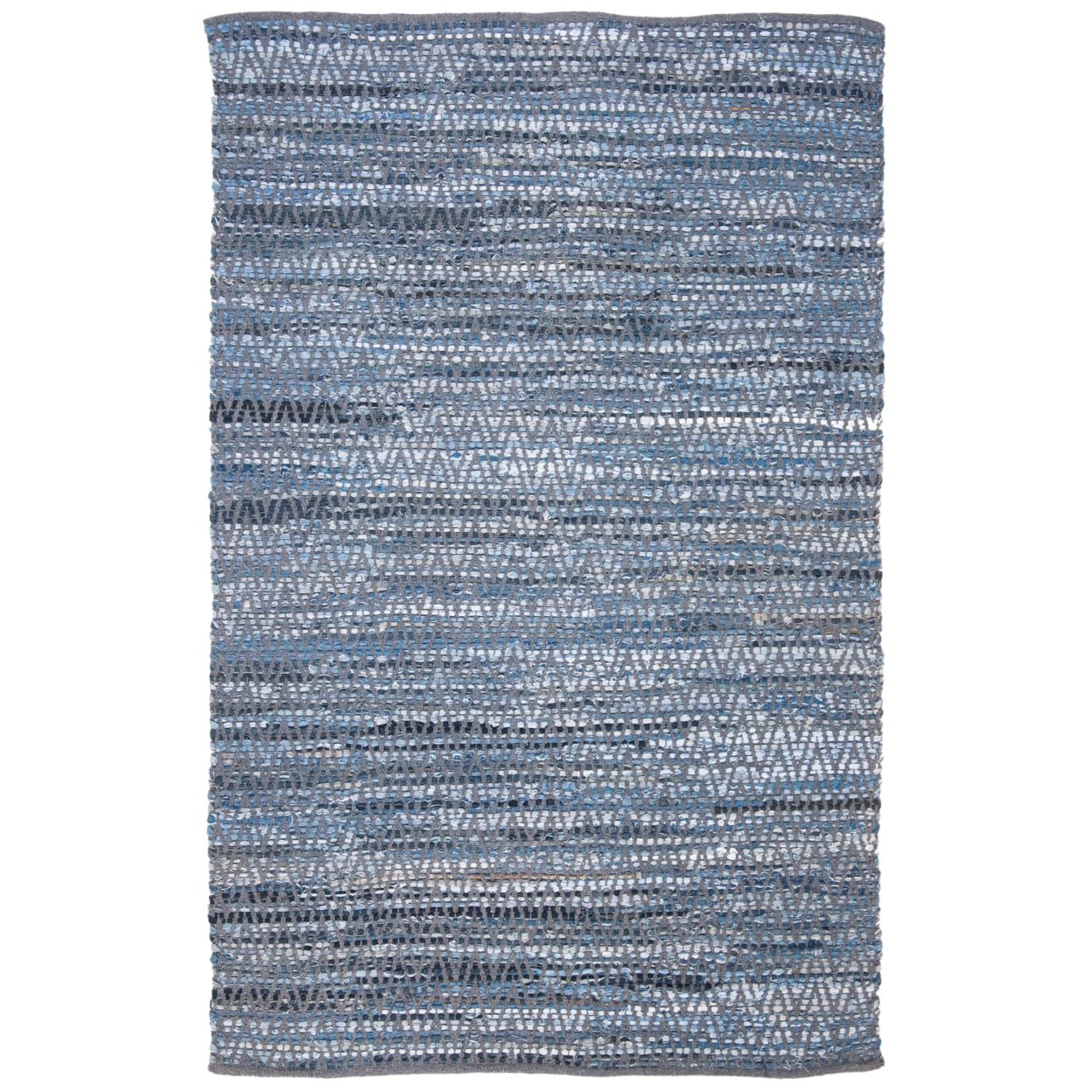 SAFAVIEH Montauk Zahara Geometric Area Rug, Blue, 8' x 10'