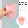 thumbnail image 3 of Minkissy 1Set Ceramic Pink Candlestick for Home Decor and Diy Projects Women Homeowners, 3 of 8