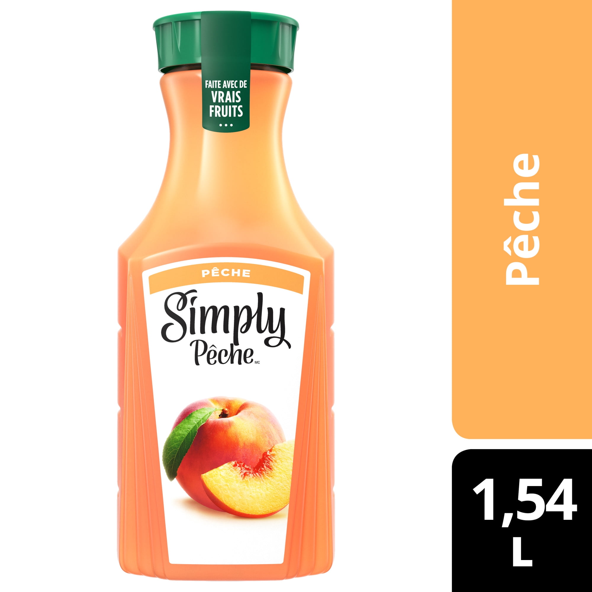 Simply Peach Bottle, 1.54 Liters, 1.54 x L
