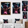 thumbnail image 4 of Designart "Fashionable African American Woman II" African American Woman Wall Decor, 4 of 5