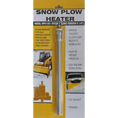 Snow Plow Heater - Keep Your Engine Running In Cold Weather - Improves Oil