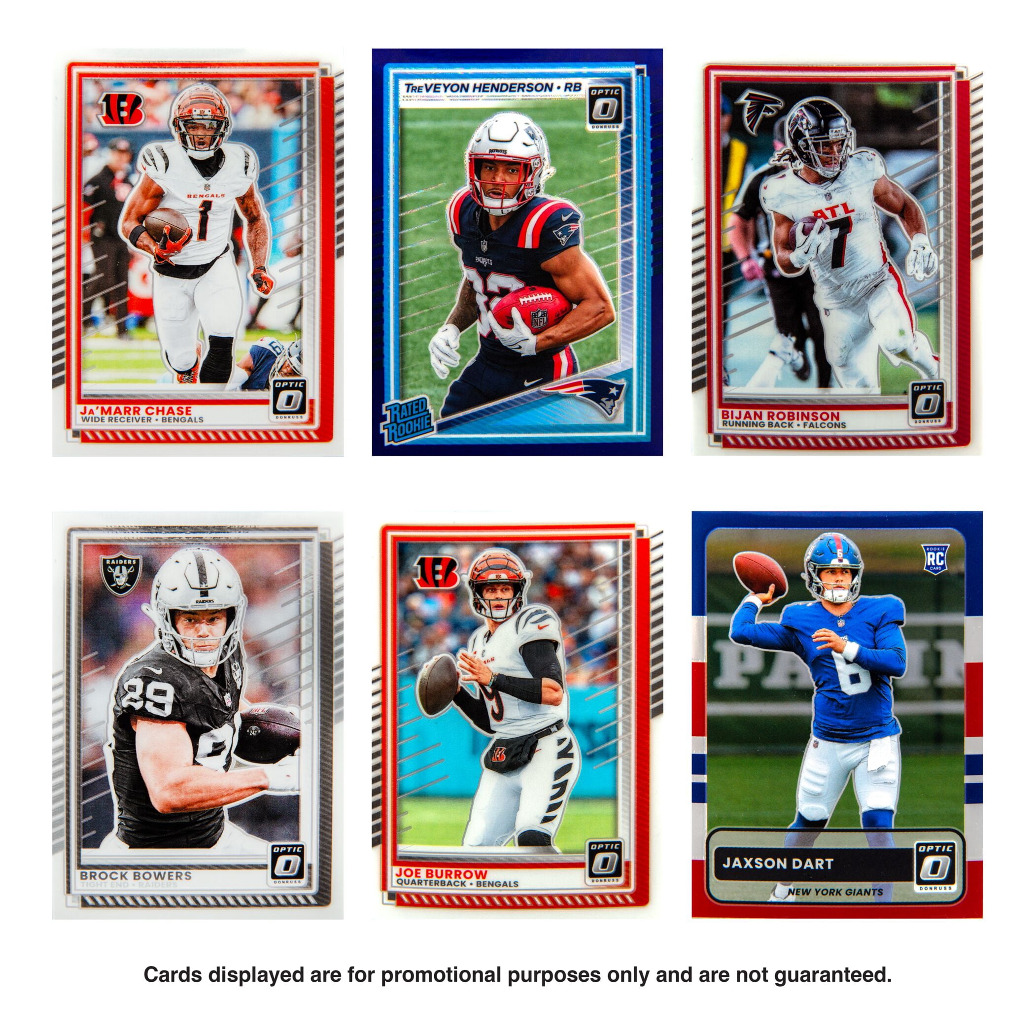 2025 Panini Donruss Optic Football Trading Cards Hanger Box