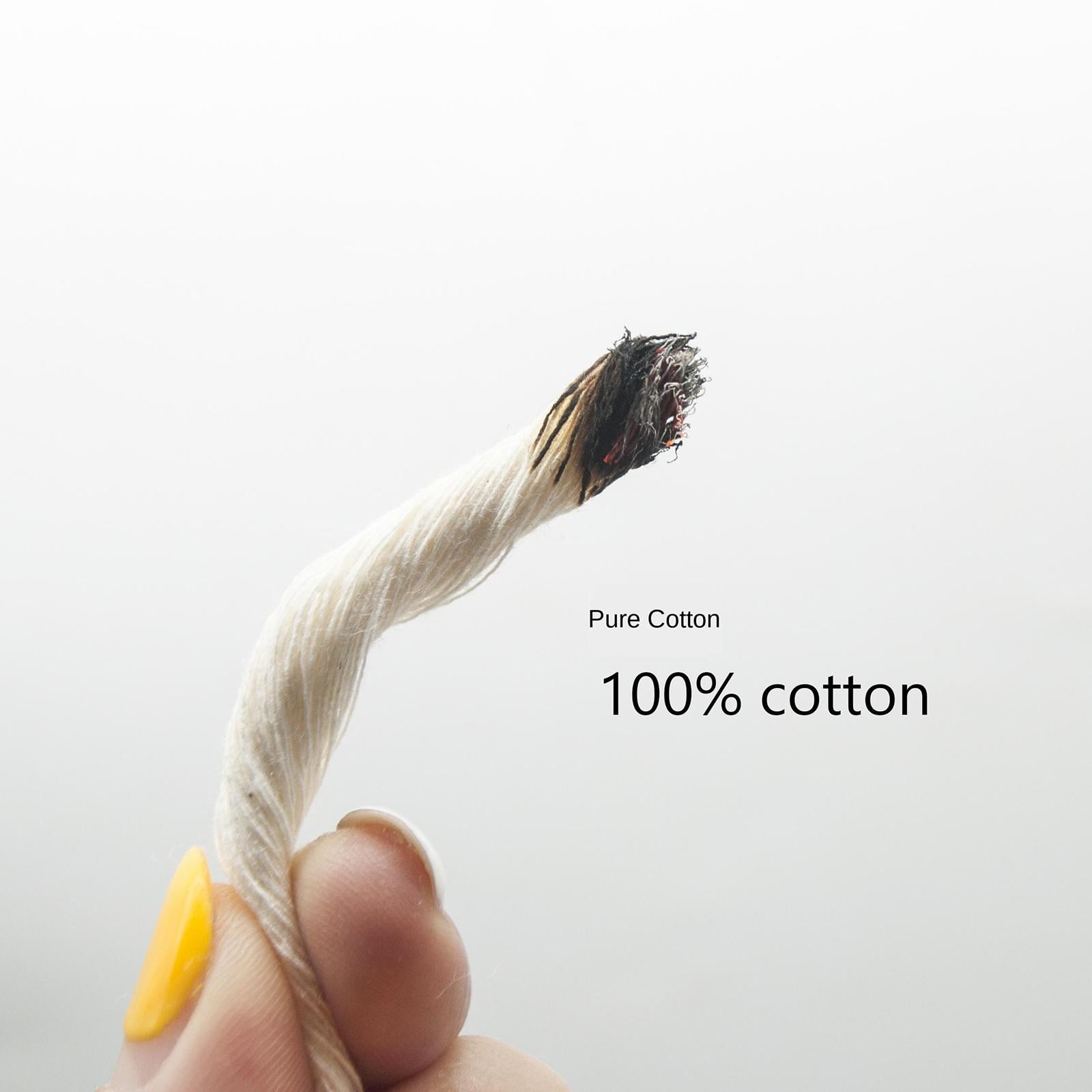 FVDPWYE yotijar 100% Natural Macrame Cotton Cord, 6 Mm X 109 Yard Cord Cord Cotton Rope 6mm with 2 Sticks