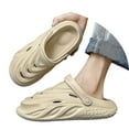thumbnail image 3 of House Slippers for Men Extra Wide Soft Sole On House Shoes Breathable Non Comfortable Casual Indoor Outdoor Arch Support Men Slippers Size 36, 3 of 9