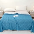thumbnail image 3 of Lightweight Reversible Quilt Blanket, Quilted Bedspread Coverlet For Bedroom,Throw (39"x59"), 3 of 4